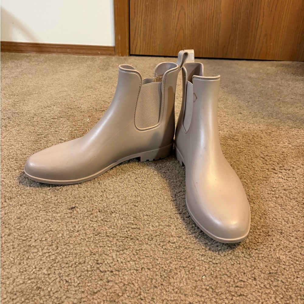 Taupe Target Rain Boots